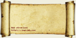 Isidora Vuksan vizit kartica